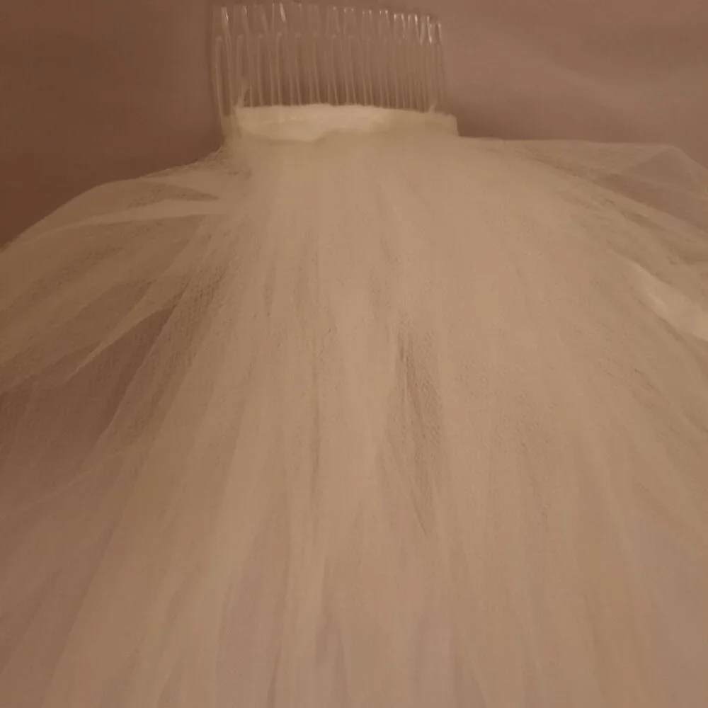 Wedding Dress Classic White Southern Sophisticated Flowy Sleeveless A Line - Picture 11 of 12